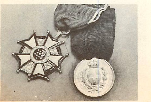 Legion of Merit and Italian honors